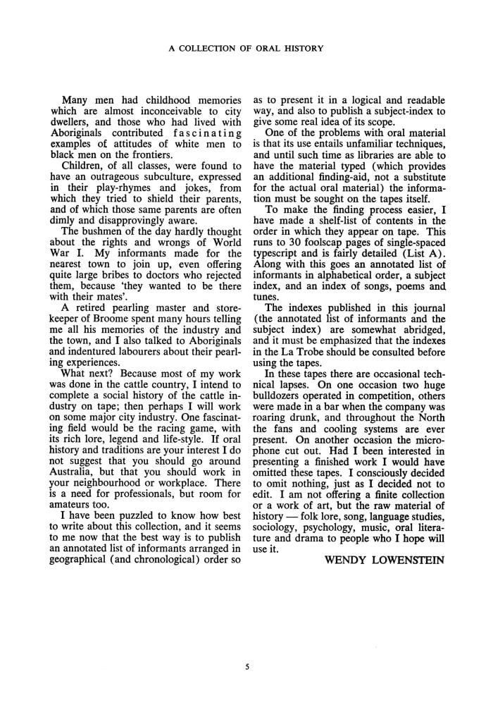 Page 5 - No 9 April 1972