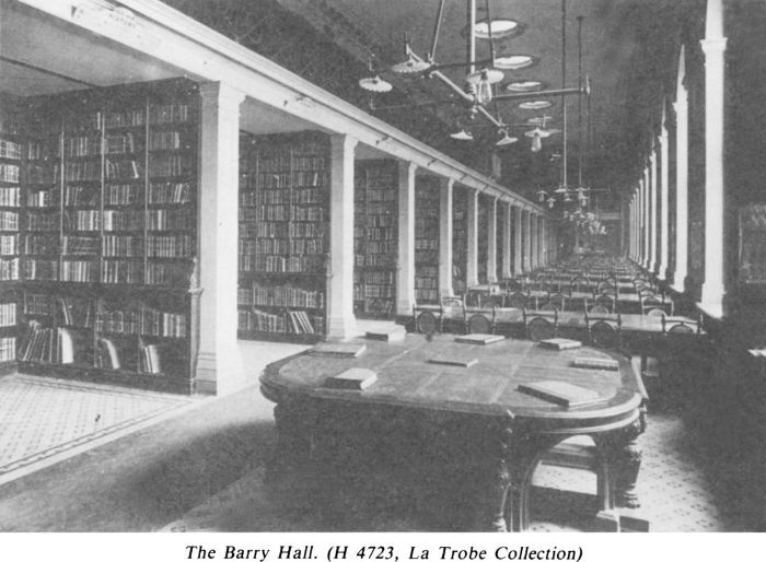 The Barry Hall. (H4723, La Trobe Collection) [photograph]