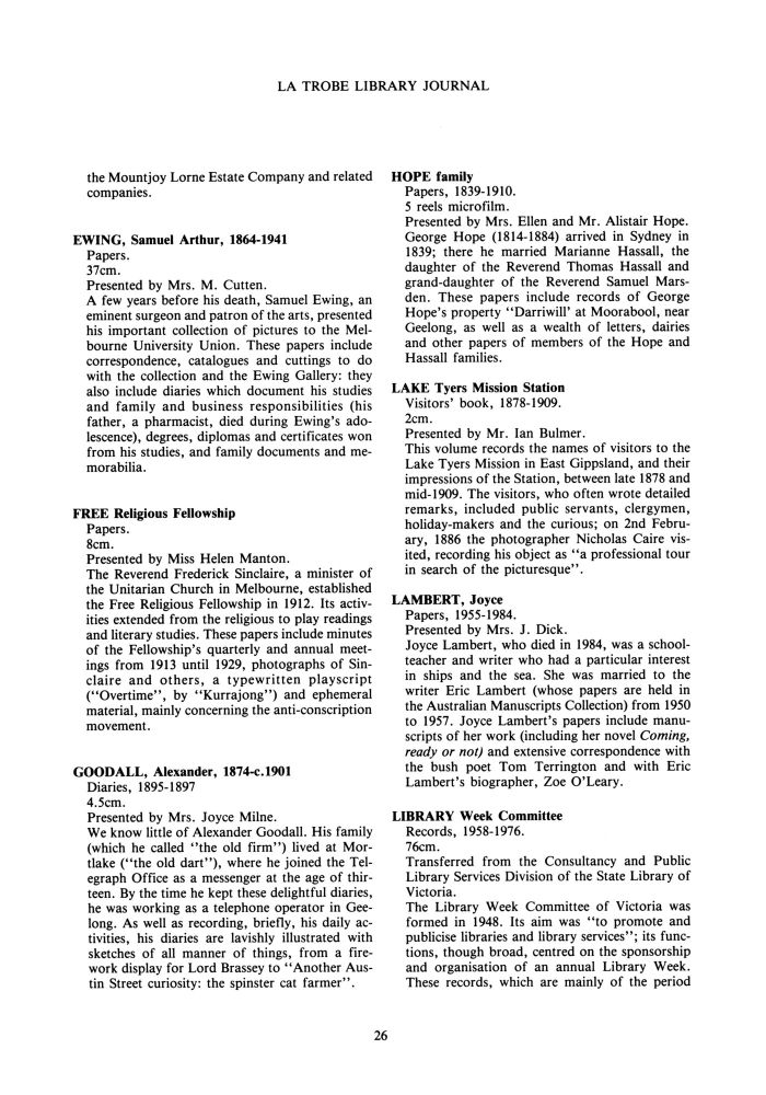 Page 26 - No 37 Autumn 1986