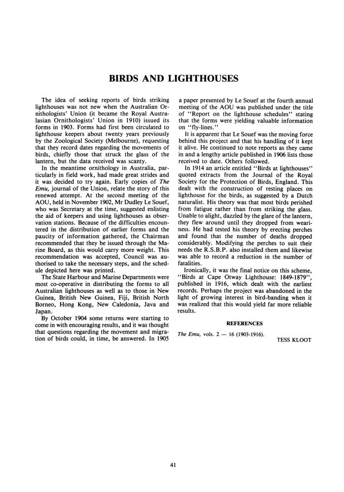 Page 41 - No 38 Spring 1986