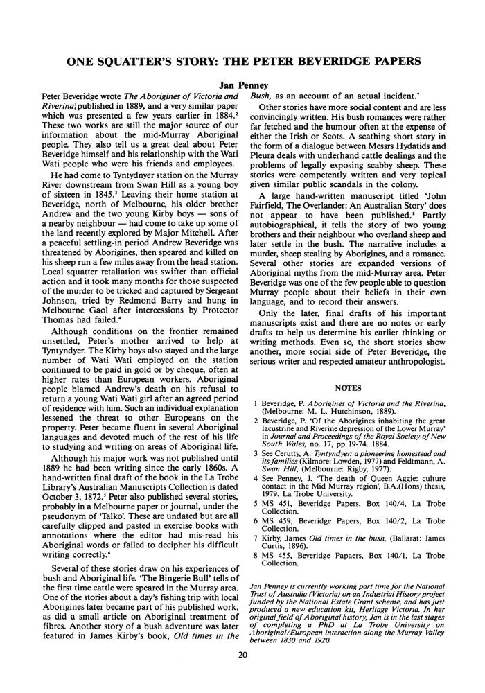 Page 20 - No 43 Autumn 1989