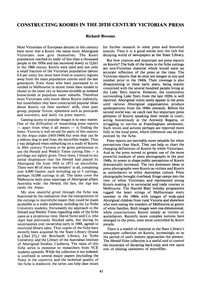 Page 43 - No 43 Autumn 1989