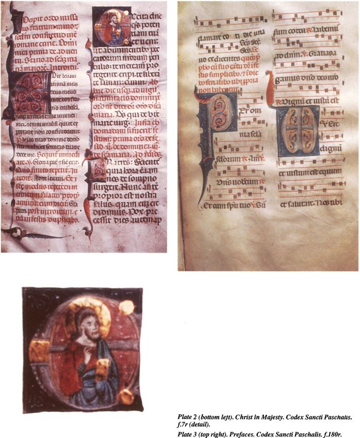 Plate 1 (top left). Advent. Codex Sancti Paschalis. f.7r. [illuminated page]