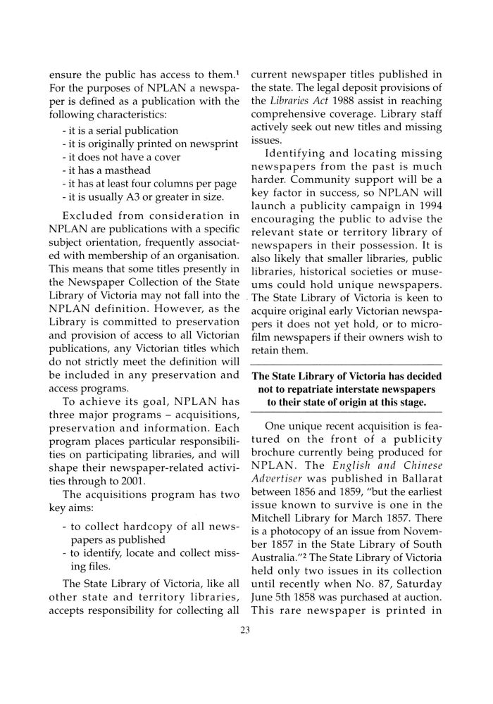 Page 23 - No 53 October 1994