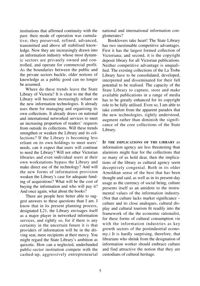 Page 5 - No 55 Autumn 1995