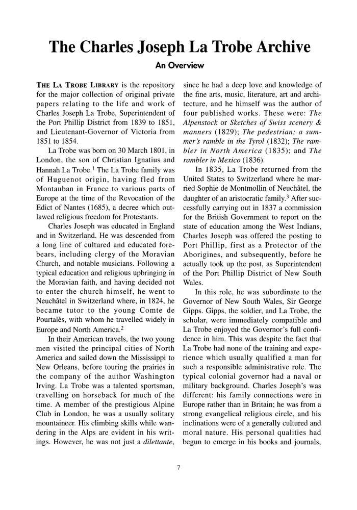 Page 7 - No 58 Spring 1996