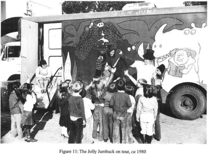 Figure 12: The Jolly Jumbuck on tour, ca 1980 [photograph]
