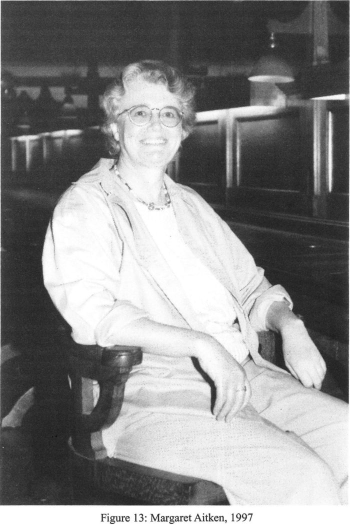 Figure 13: Margaret Aitken, 1997 [photograph]