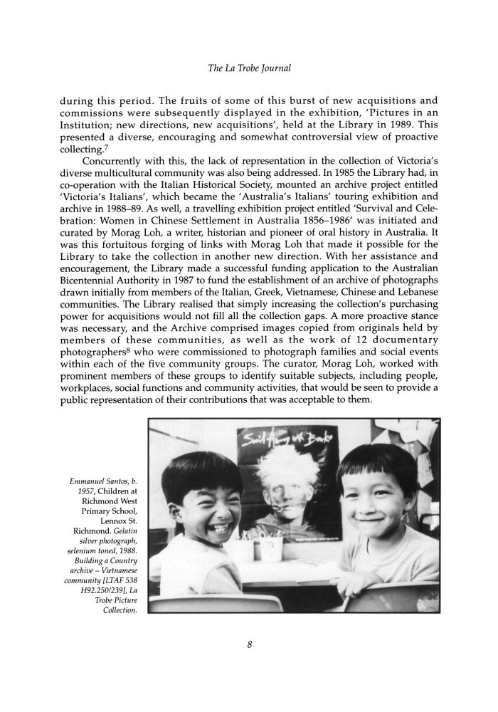 Page 8 - No 62 Spring 1998