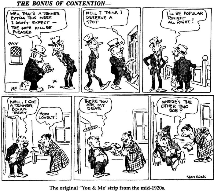 The original “you & Me” strip from the mid-1920s. Stan Cross, artist. [cartoon]