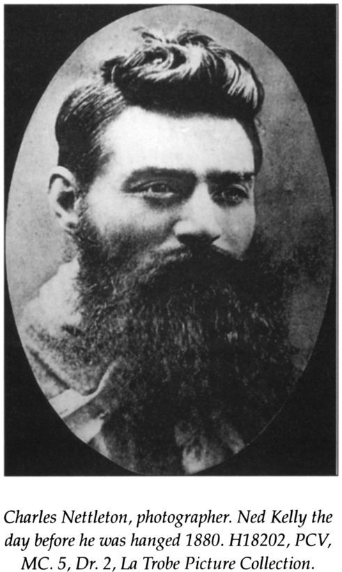 Charles Nettleton, photographer. Ned Kelly the day before he was hanged 1880. H18202, PCV, MC. 5, Dr. 2, La Trobe Picture Collection. [photograph]