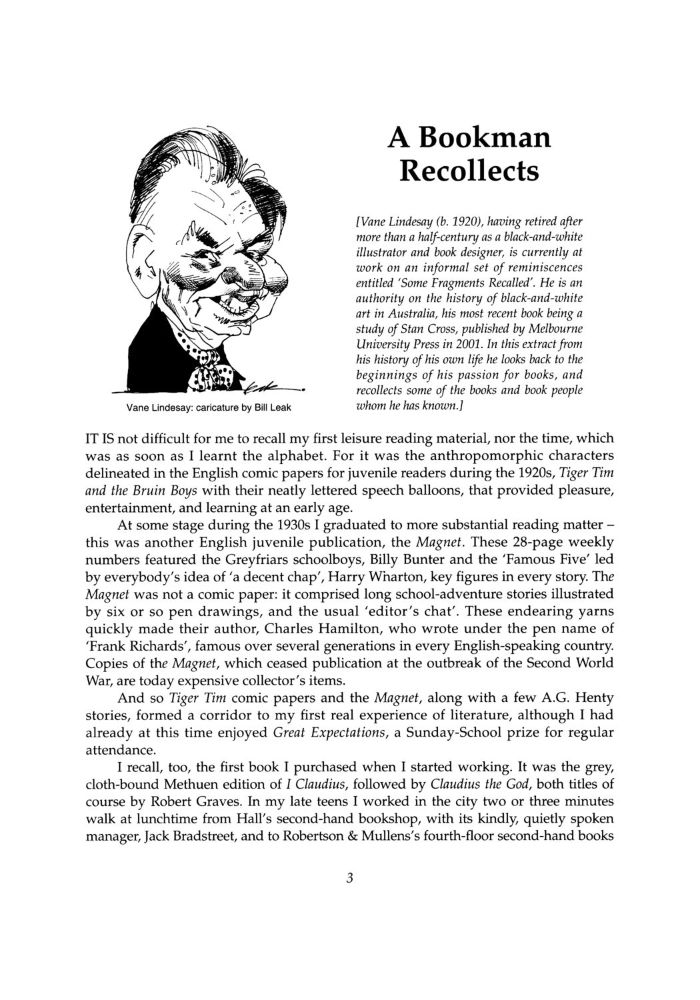 Page 3 - No 69 Autumn 2002