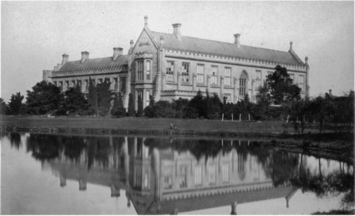 Top: Melbourne University [ca 1860] Albumen silver photograph. H92.354/12. La Trobe Picture Collection. [photograph]