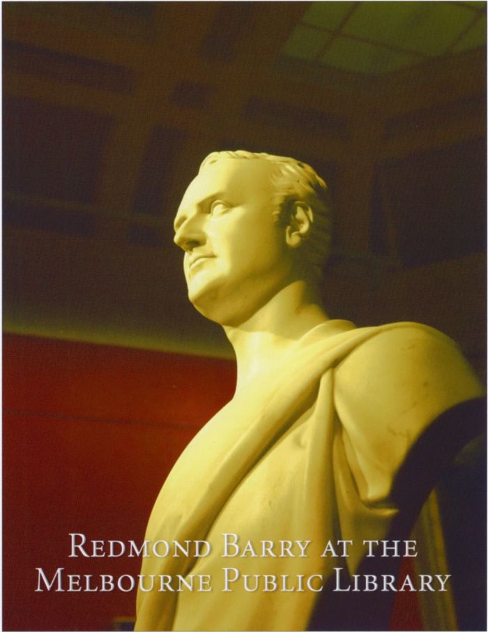 State Library of Victoria Photographic Unit. Bust of Redmond Barry by Charles Summers. Photograph taken in Cowen Gallery 2004. [photograph]
