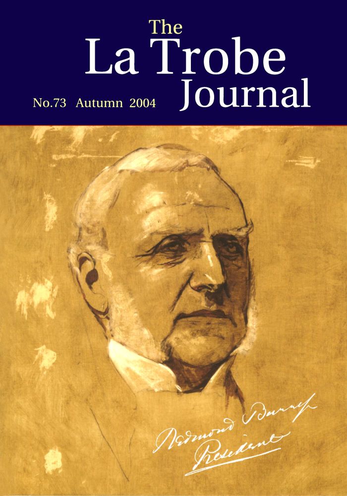 front cover - No 73 Autumn 2004