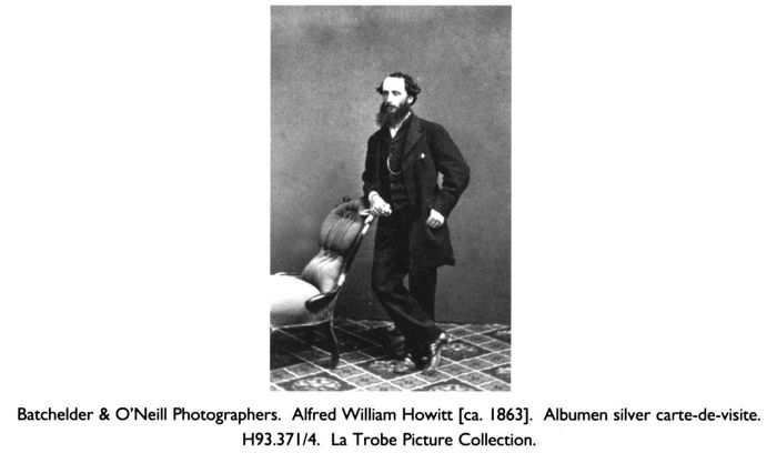 Batchelder & O'Neill Photographers. Alfred William Howitt [ca. 1863]. Albumen silver carte-de-visite. H93.371/4. La Trobe Picture Collection. [photograph]