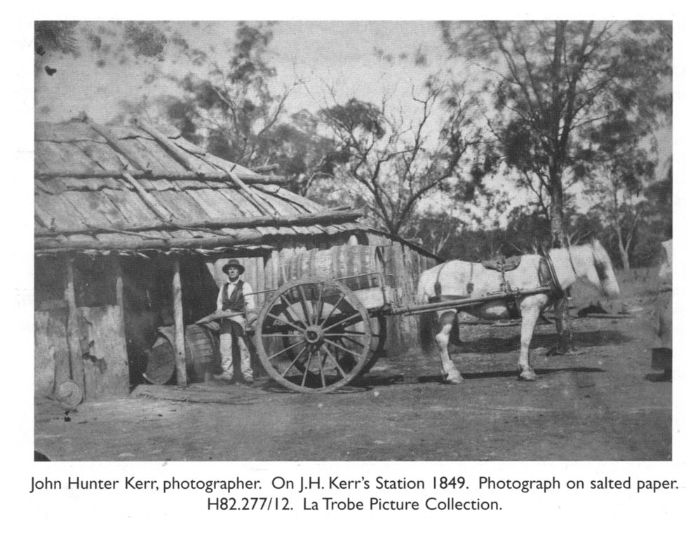 John Hunter Kerr, photographer. On J.H. Kerr's Station 1849. Photograph on salted paper. H82.277/12. La Trobe Picture Collection