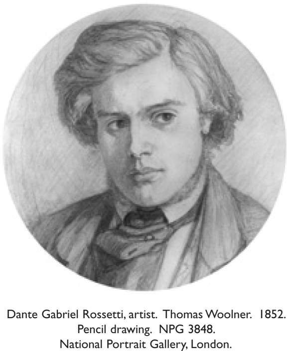 Dante Gabriel Rossetti, artist. ThomasWoolner. 1852. Pencil drawing. NPG 3848. National Portrait Gallery, London. [pencil drawing]