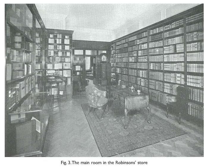 Fig. 3. The main room in the Robinsons’ store [black and white photograph]