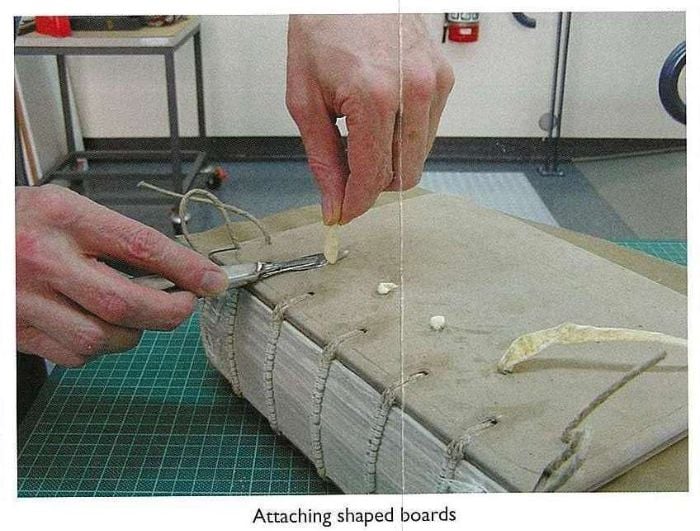 Attaching shaped boards