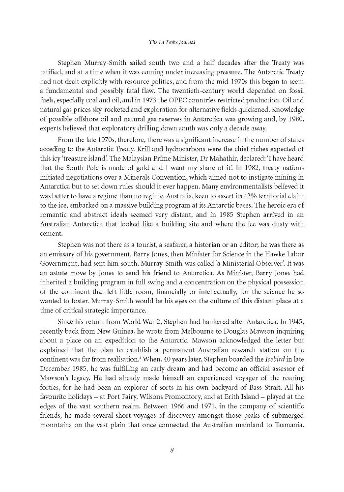 Page 8 - No 82 Spring 2008
