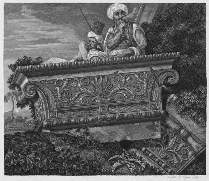 Fig. 3. ‘Untitled’, R. Chandler, N. Revett and W. Pars, Antiquities of Ionia. 1769, Vol. 1, p.53.  [print illustration]