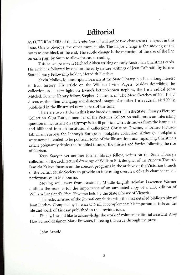 Page 2 - No 84 December 2009